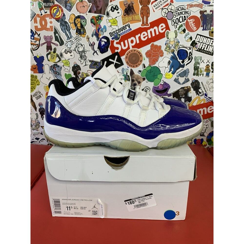 Size 11.5 - Air Jordan 11 Retro Low Concord Sketch W 100% Authentic 10M